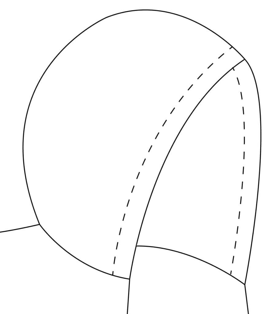 How to Add Elastic to the Campbell Vest (or Jacket) Hood Goober Pea