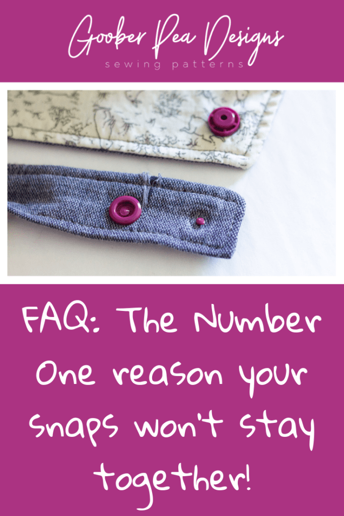 Snap buttons falling off fabric and uneven. Application problem or  defective button? : r/sewing