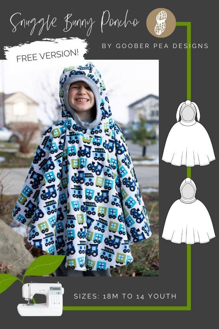 Snuggle Bunny Poncho - FREE VERSION - Goober Pea Designs