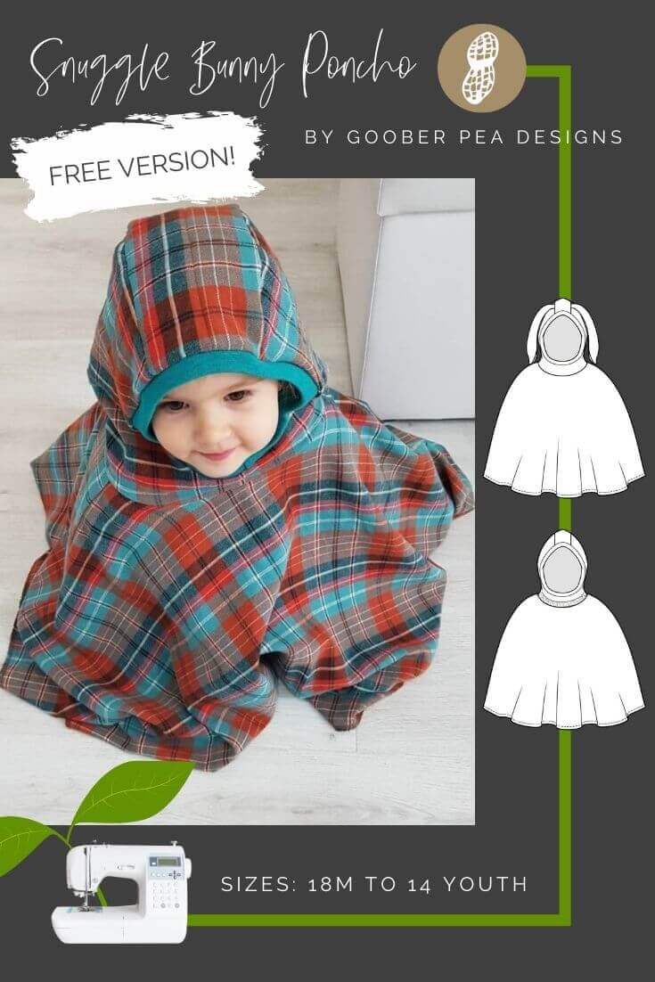 Snuggle Bunny Poncho - FREE VERSION - Goober Pea Designs