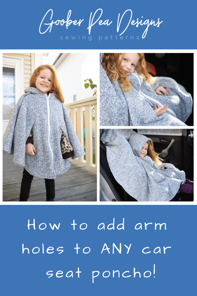 Car seat sale poncho diy