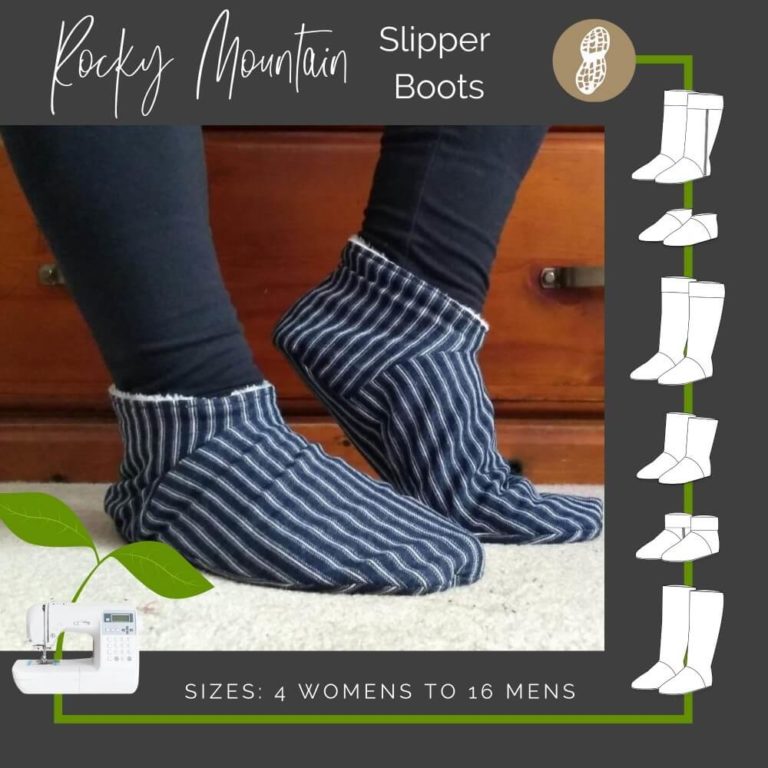 Rocky Mountain Slipper Boots – Adult Sizes - Goober Pea Designs