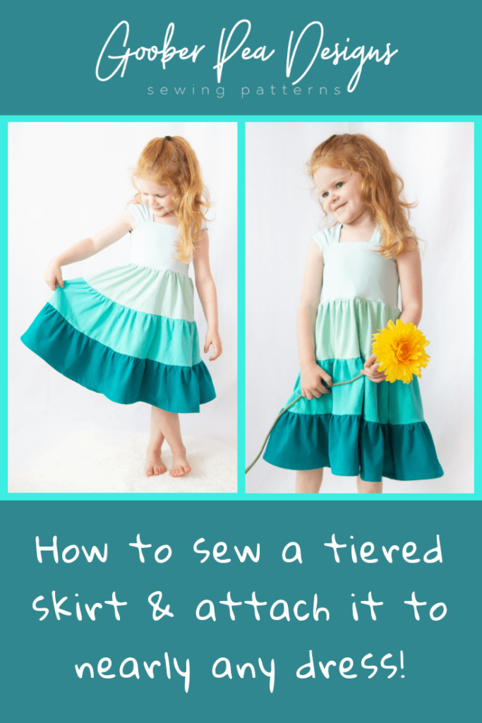 Layered skirt outlet sewing pattern